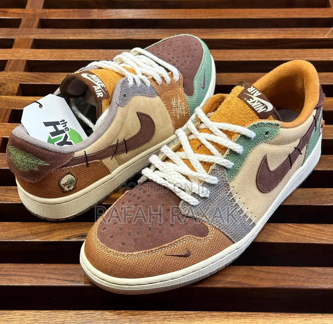 Nike Air Jordan 1 Retro Low Og Zion Williamson Voodoo Sneakers