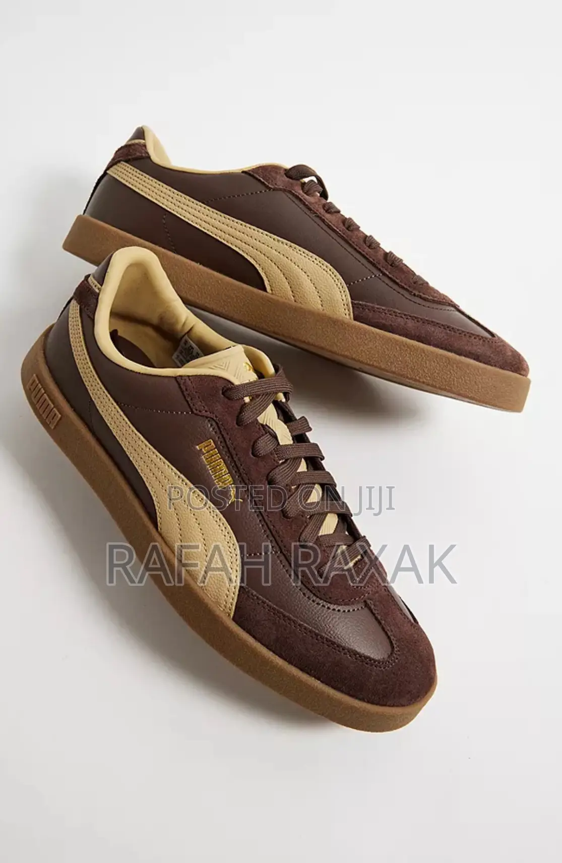 Original Men’S Brown Puma Club Ii Era Sneakers