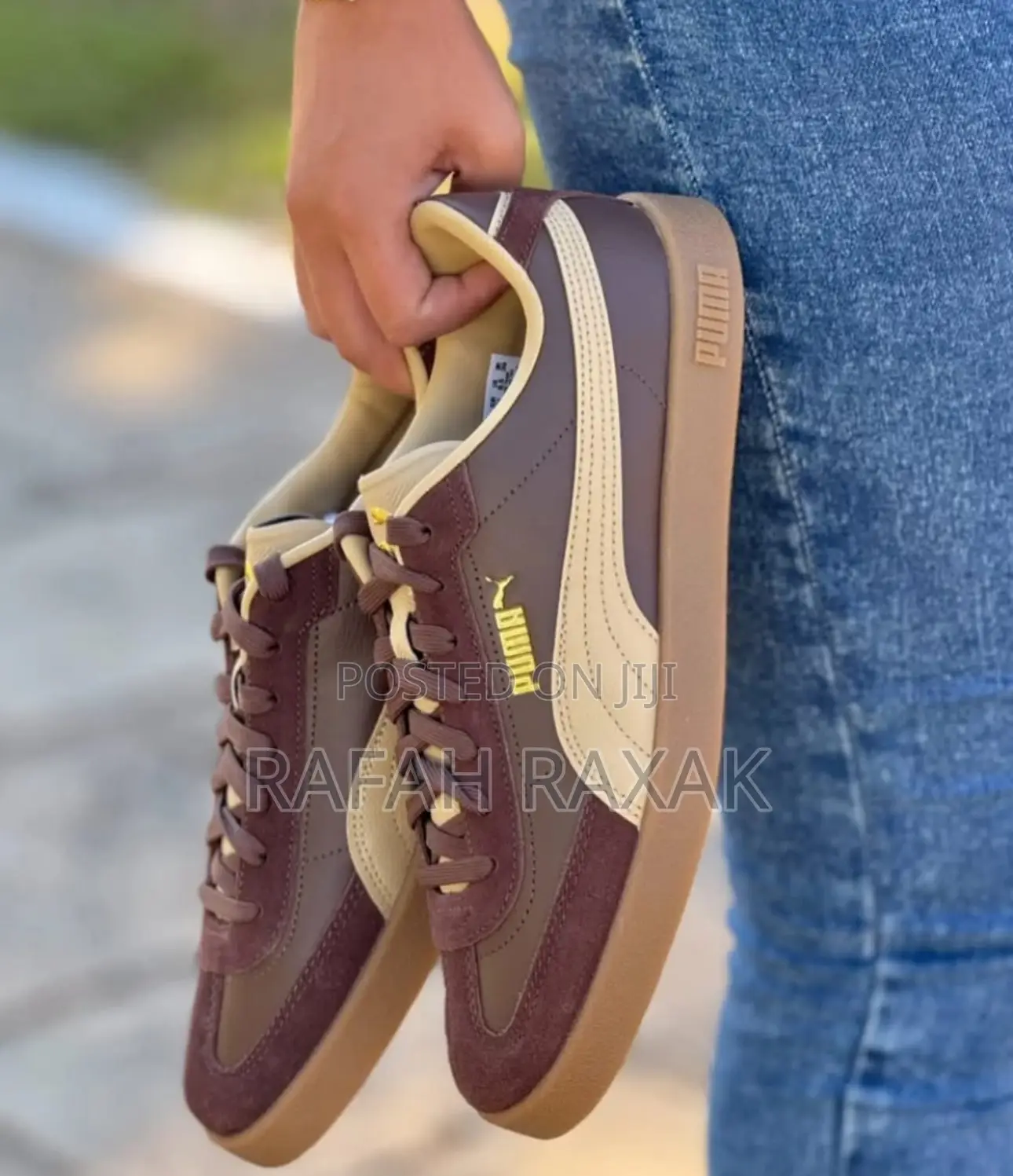 Original Men’S Brown Puma Club Ii Era Sneakers
