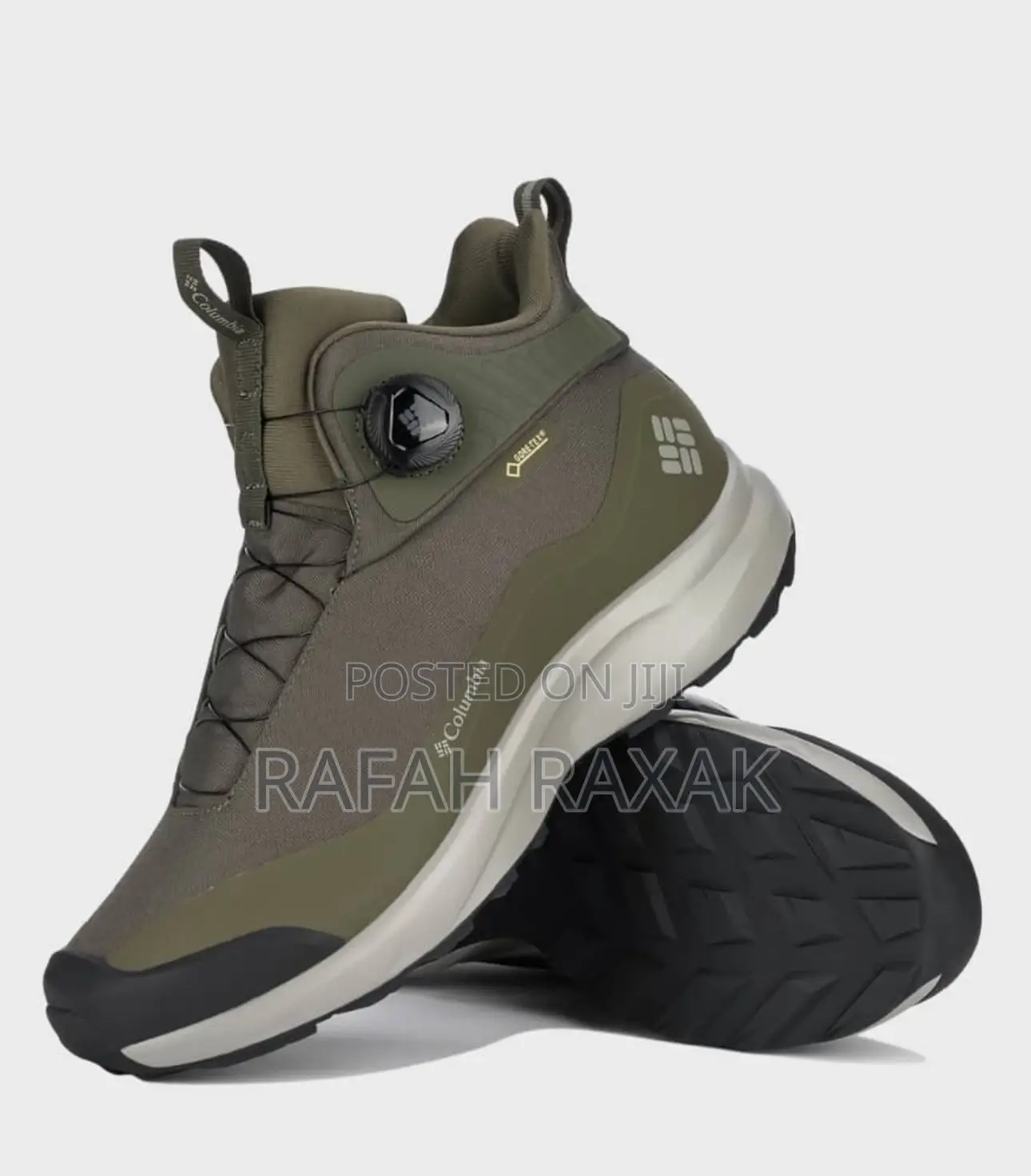 Original Men’S Green Columbia Explorer Waterproof Hiking Sneaker Boot
