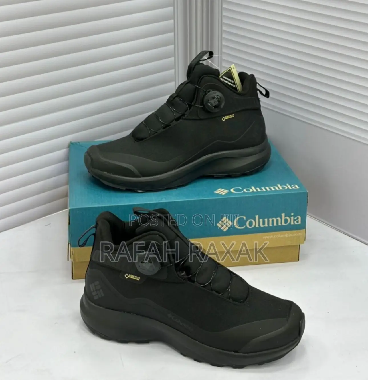 Men’S Triple Black Columbia Explore Hiking Sneakers Boots