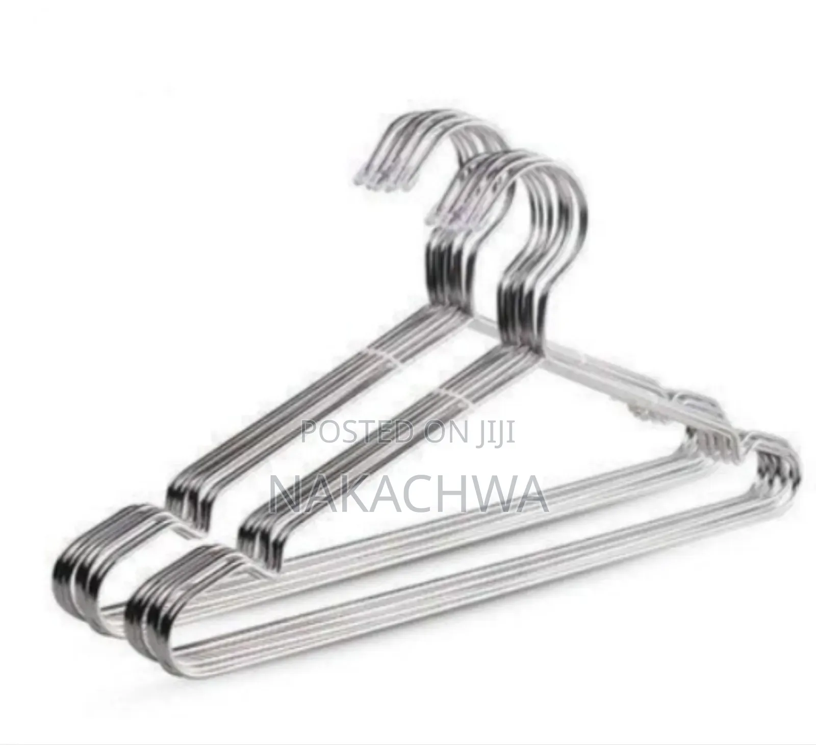 12 Pieces Of Stainless Steel Hangers