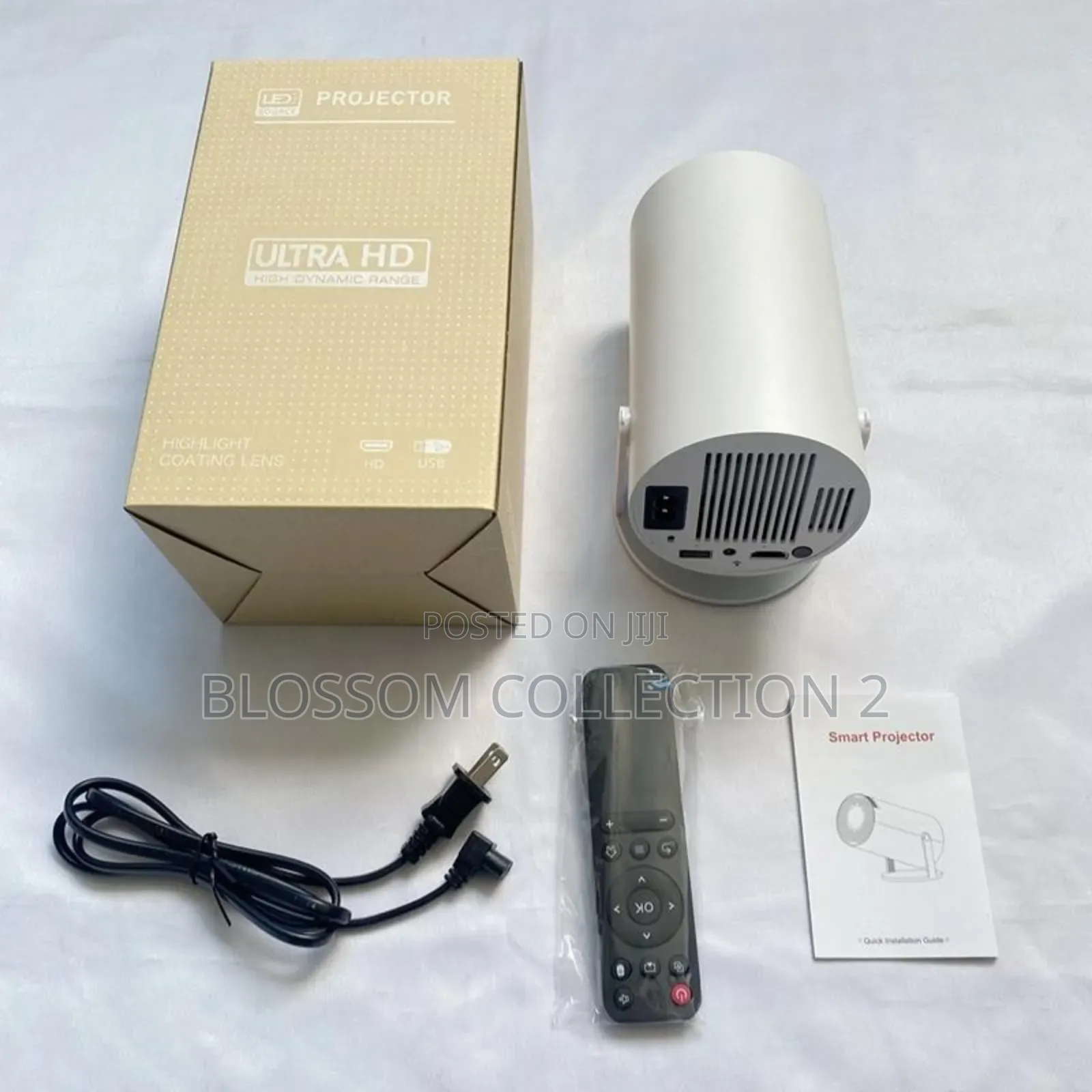 Ultra Hd Smart Projector With Android 12 Indoor and Outdoor 1080p