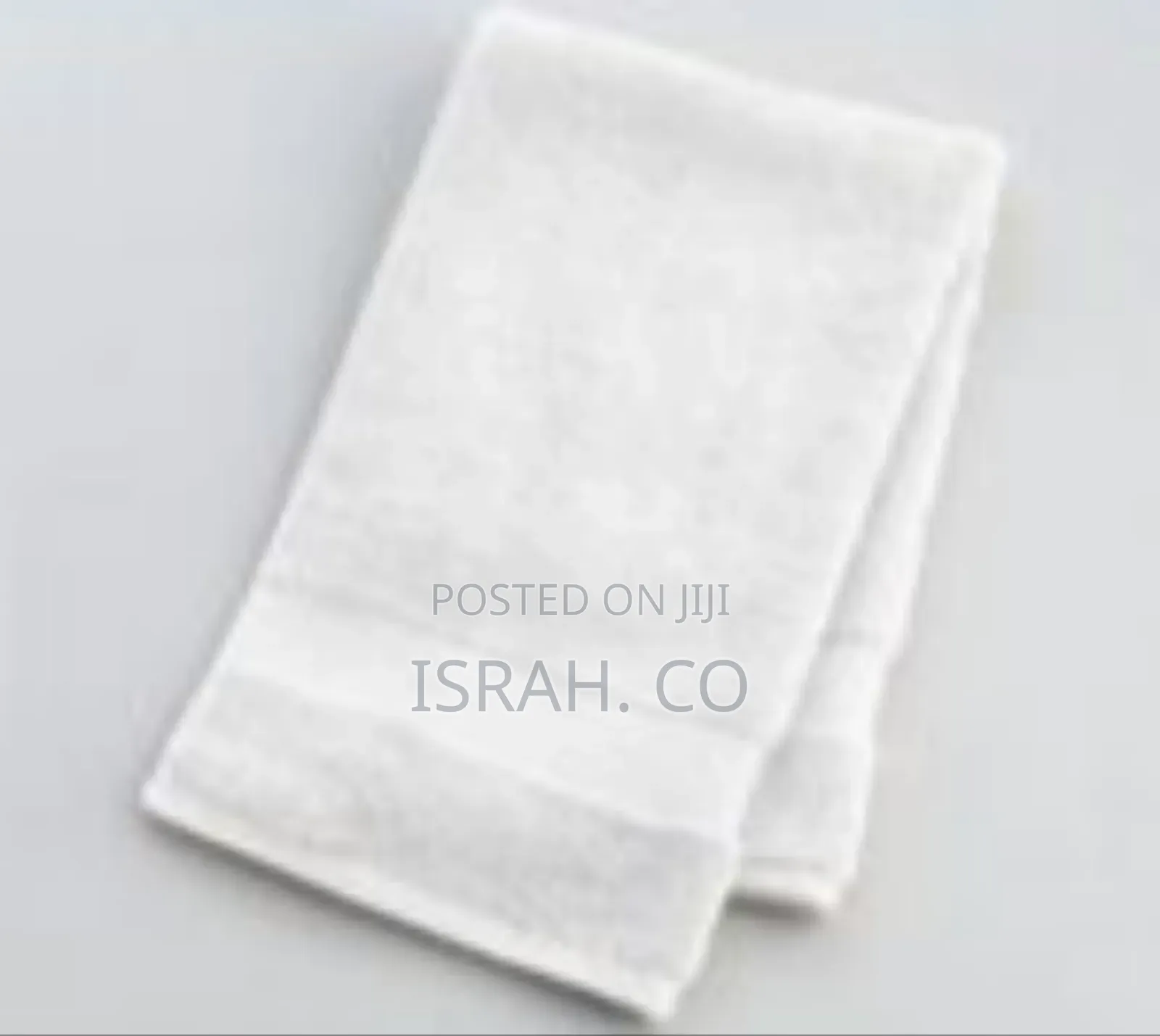 12-Piece Set of Luxurious White Hand / Face Towels