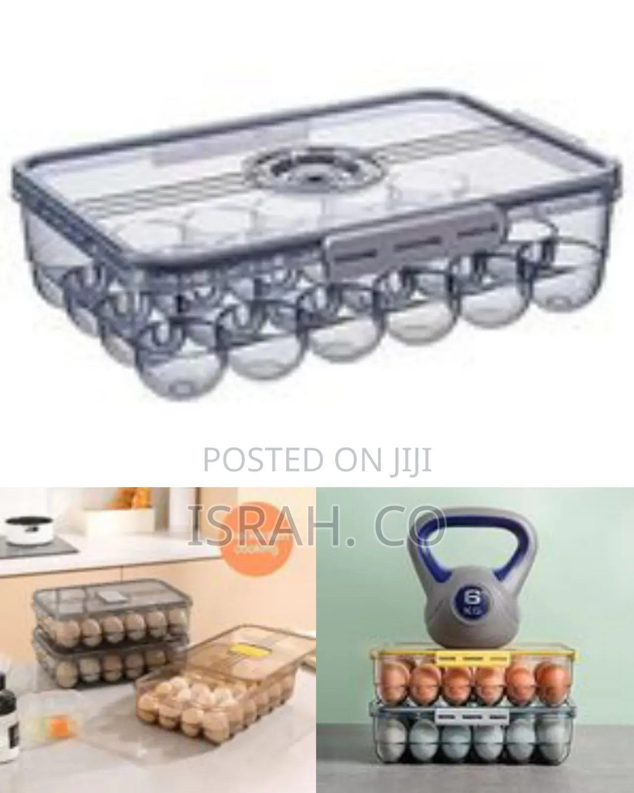 Clear Egg Storage Container - Transparent