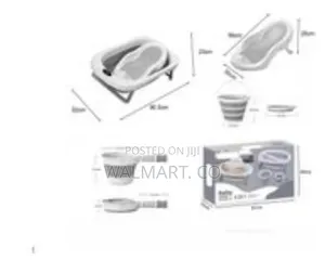 Newborn 4 Piece Baby Waterproof Non Slip Bath Tub