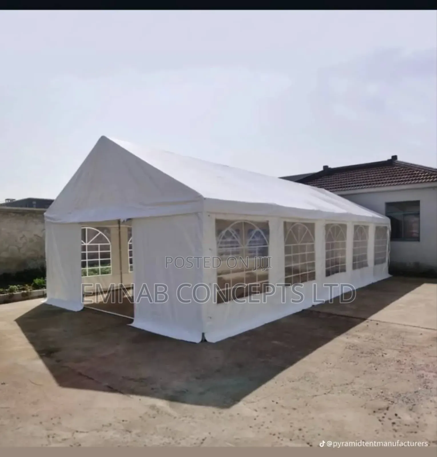 Fifty Seater Tent With Three Light Covers