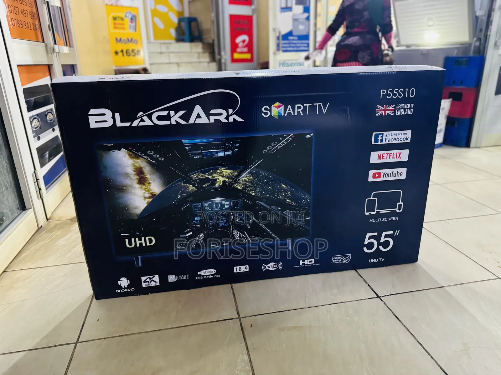 Blackark 55inch Smart Tv 3yr Warranty