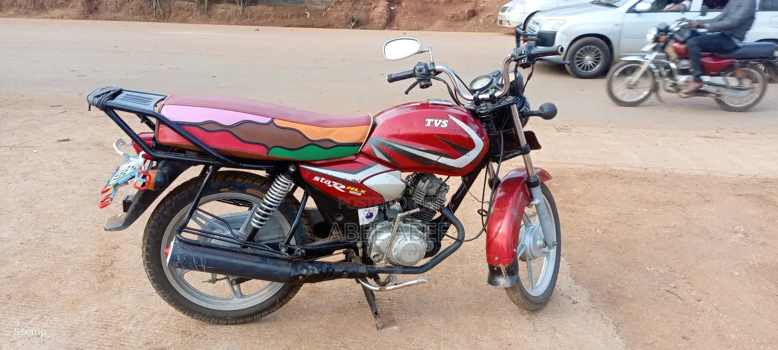 TVS HLX 125 2024 Red