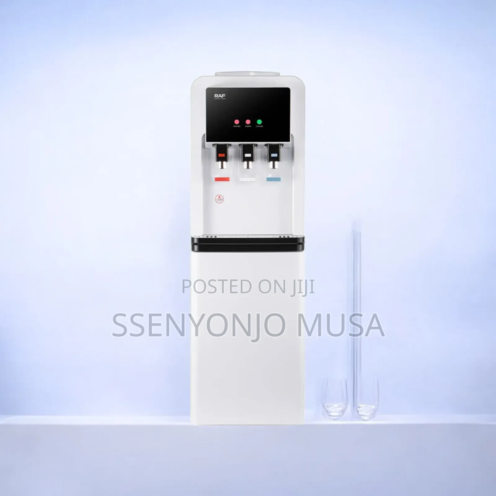 Raf Hot Cold Water Dispenser – Double Faucet Top Load Electric.