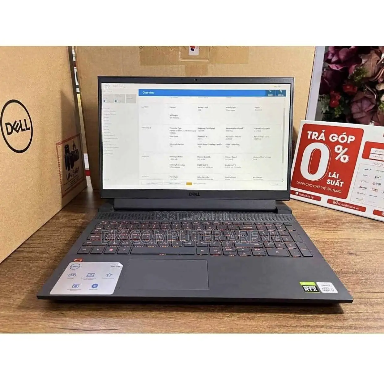 Laptop Dell G15 5511 16GB Intel Core I7 SSD 1T