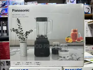 Panasonic Mx-Cp3121k Blender (Black) With Two Dry Mill