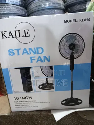 Kaile 16" Adjustable Stand Fan, Model Kl810.