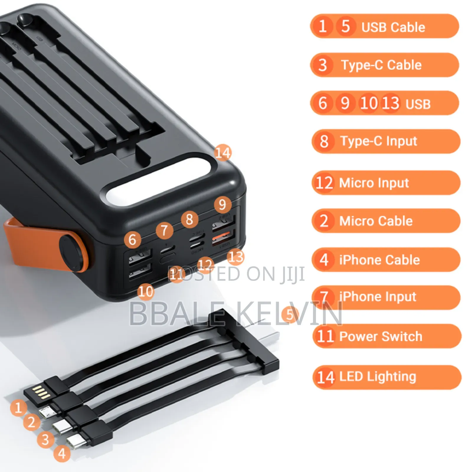 Portable Mobile Phone 80000 Mah Power Bank