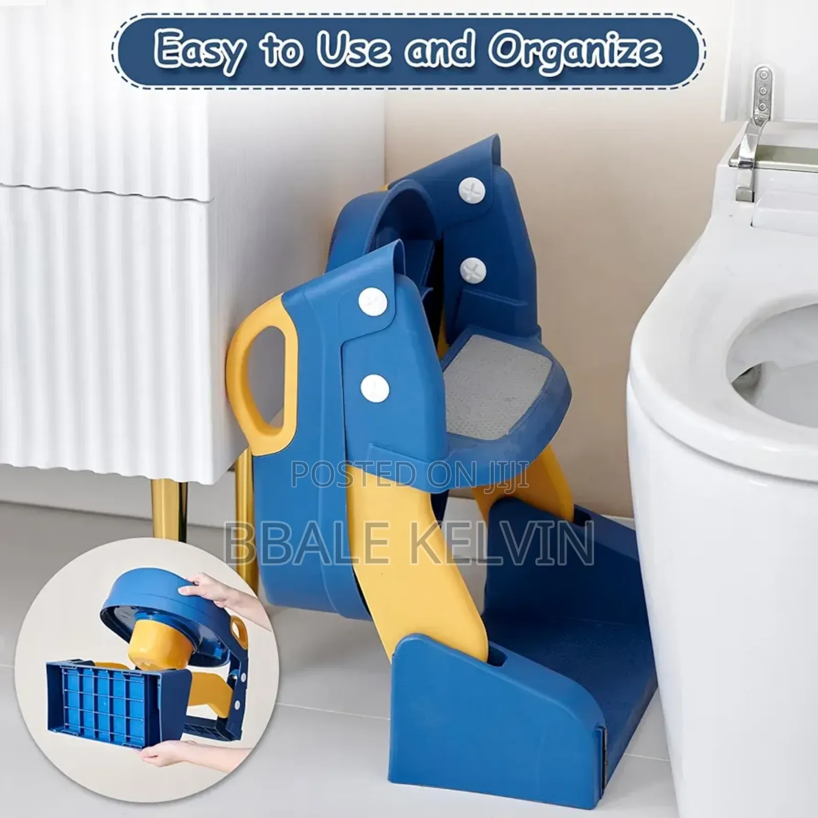 3 in 1 Toddler Potty Training Seat Chair With Ladders