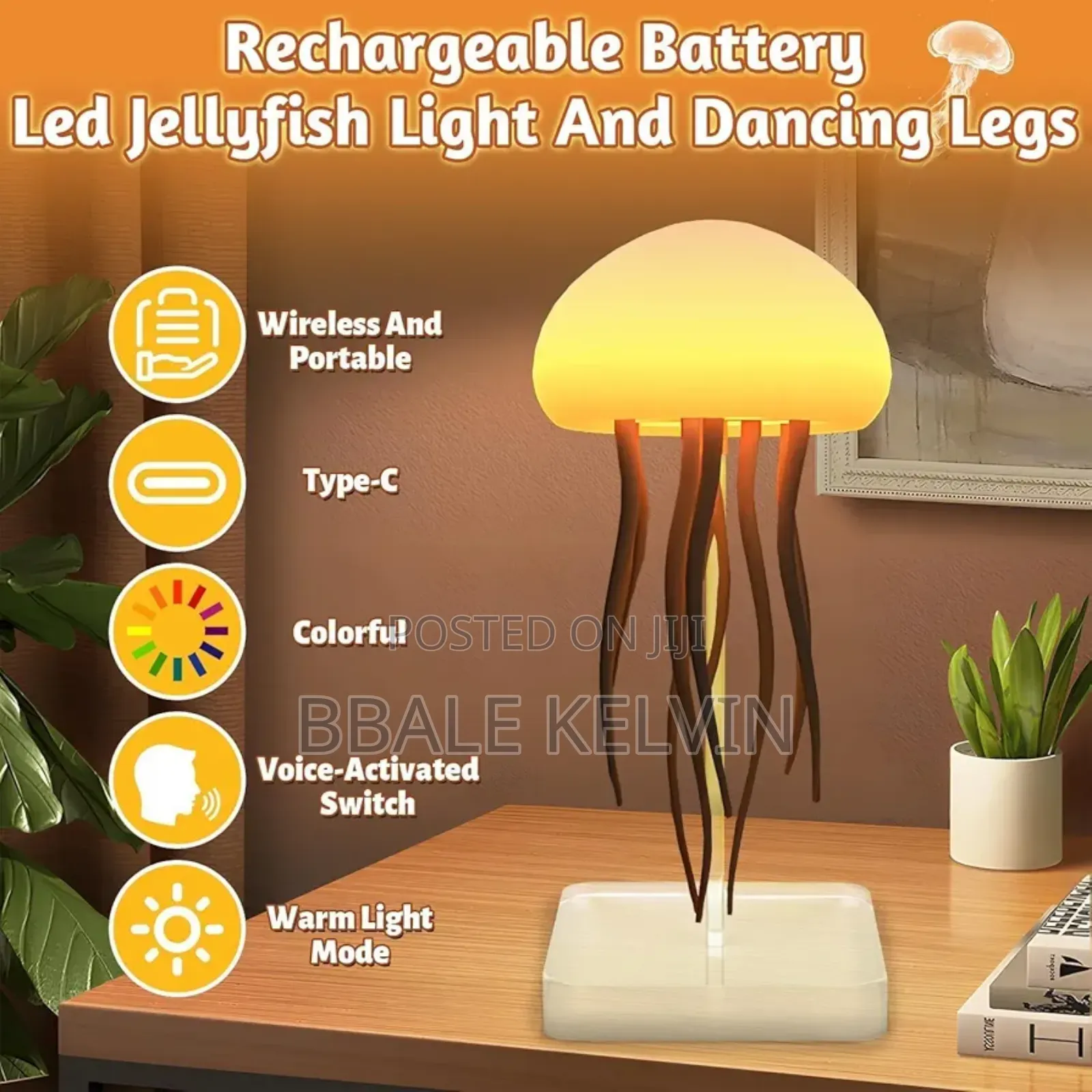 Led Jellyfish Lamp RGB Gradient