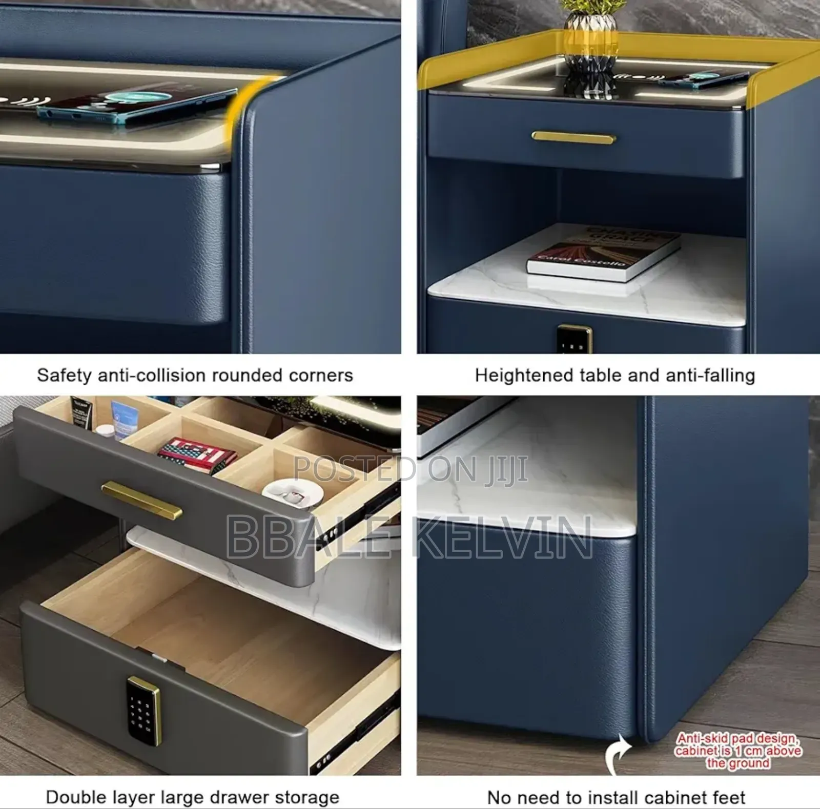 Smart Nightstand Bedroom Table