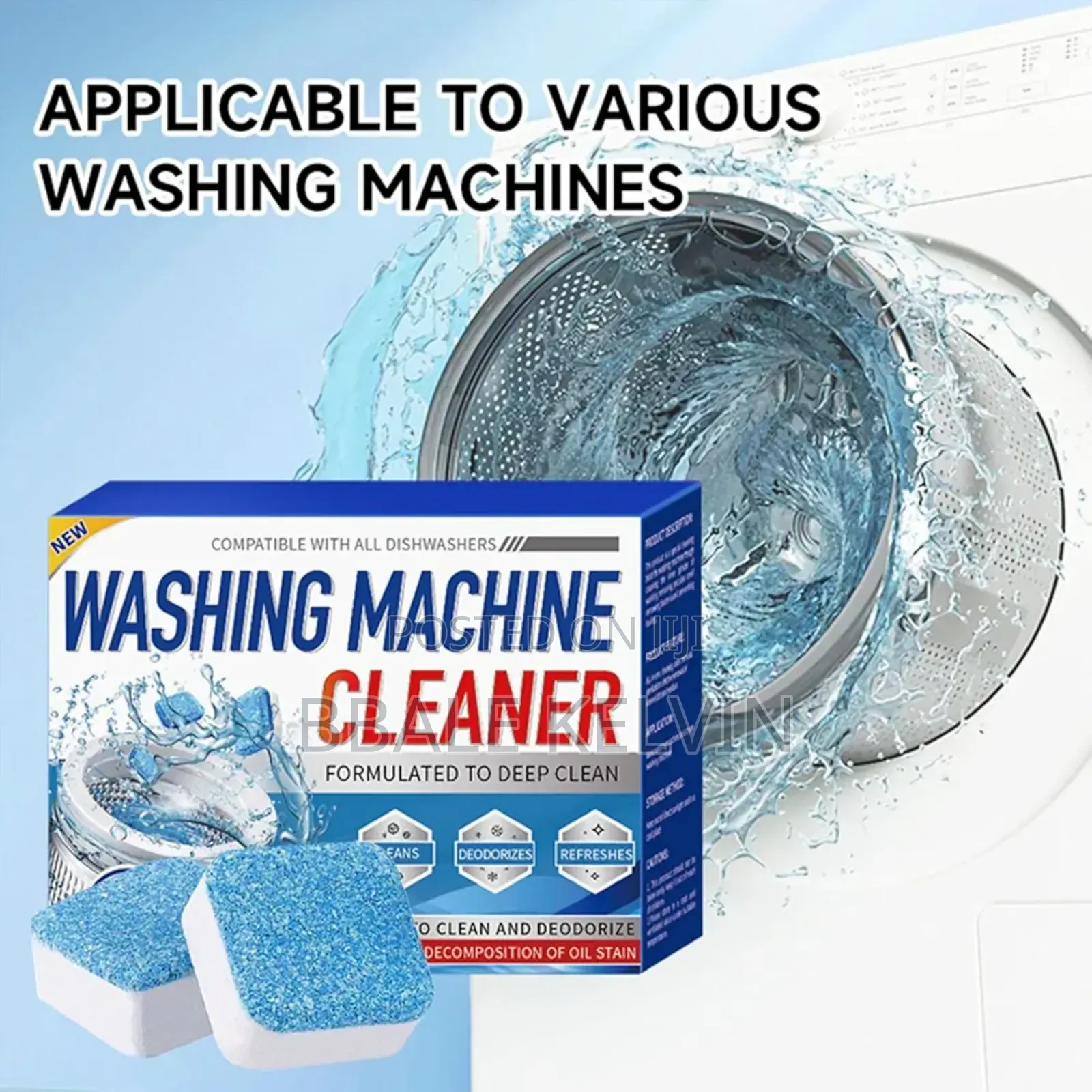 Washing Machine Cleaner Tablets 24pcs