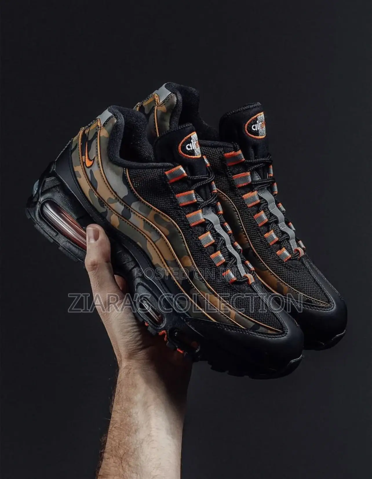 Air Max 95 Orange Camo Sneakers