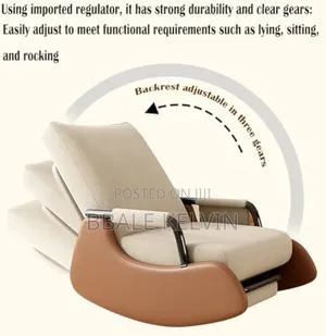 Comfy Nursing Rocking Chair With Sleeper Design