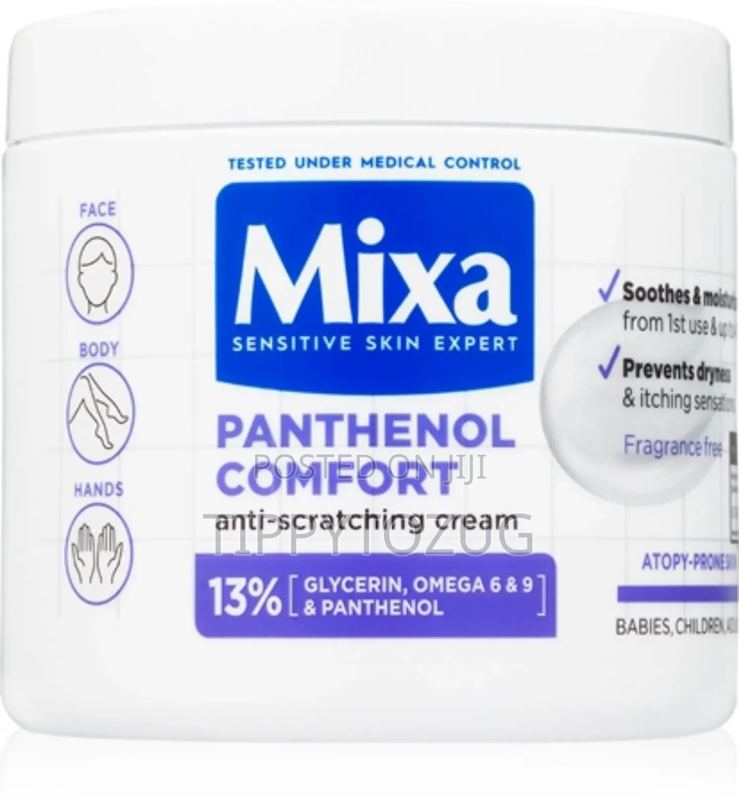 Mixa Panthenol Comfort Cream for Dry and Atopic Skin