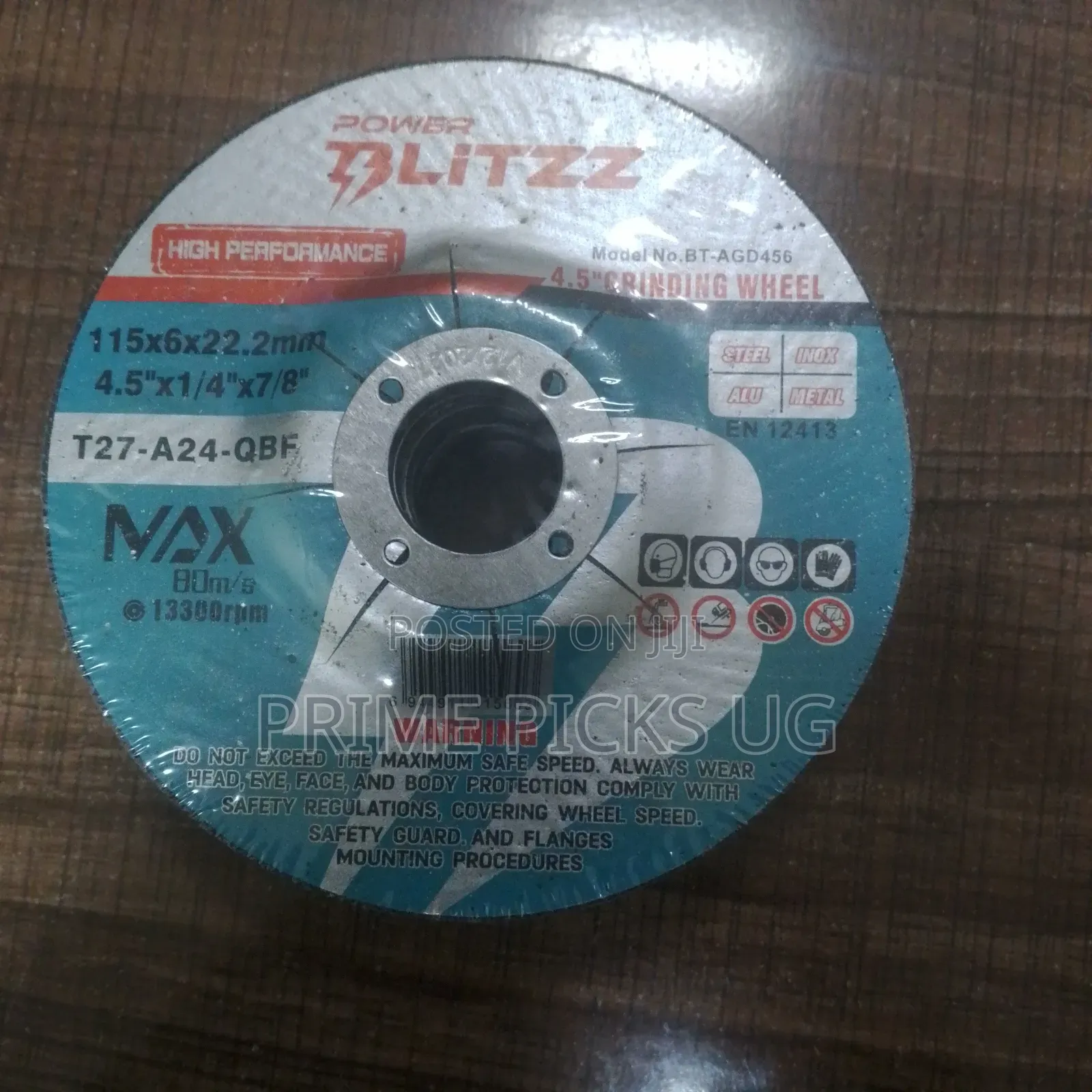 Power Blitzz 4.5′′ Grinding Wheel – High Performance (Bt-Agd456)
