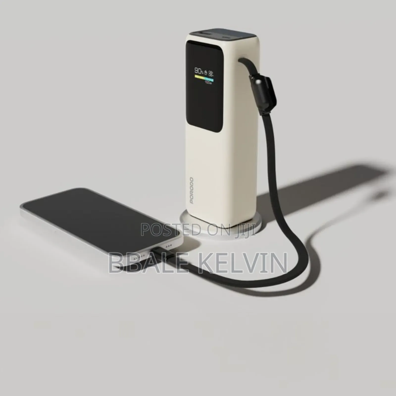 Porodo Smart Display 20000mah 100w Power Bank With Smart TFT Display