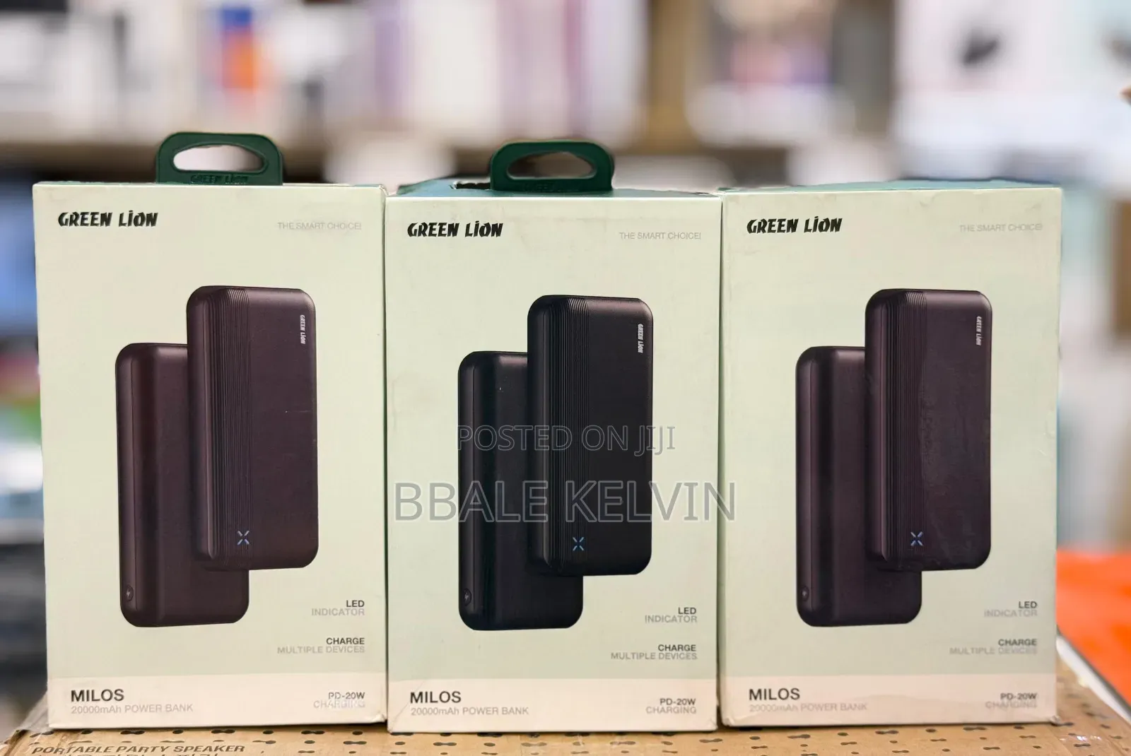 Green Lion Milos 20000mah Power Bank, Pd 20w Fast Charging