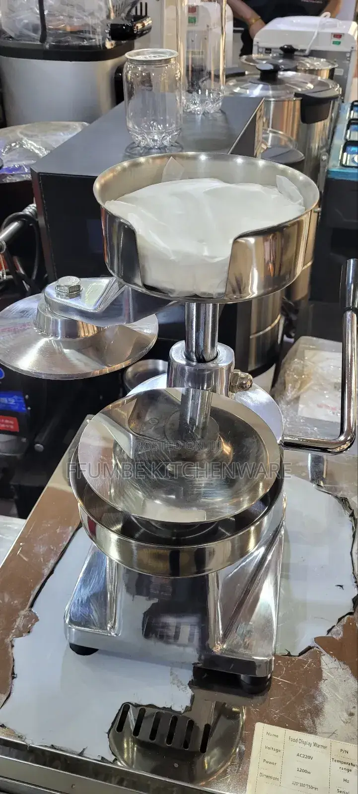 Commercial Manual Hamburger Press