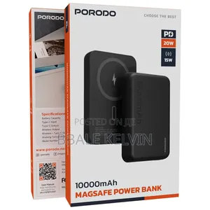 Porodo 10000mah Magsafe Power Bank 20w / Strong Magnetic Hold