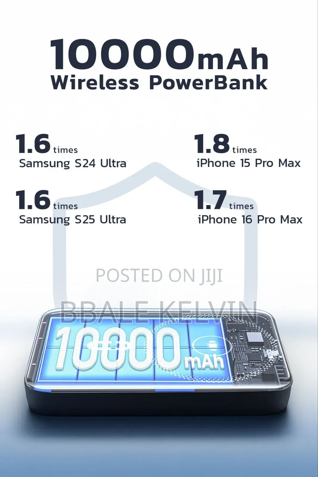 Porodo 10000mah Magsafe Power Bank 20w / Strong Magnetic Hold