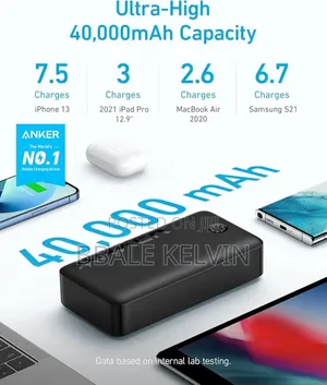 Anker 347 Portable 40,000mah Power Bank (Powercore ), 40,000mah