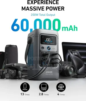 Anker Solix C200 Dc Power Bank Station (60,000mah) 192wh Power Station