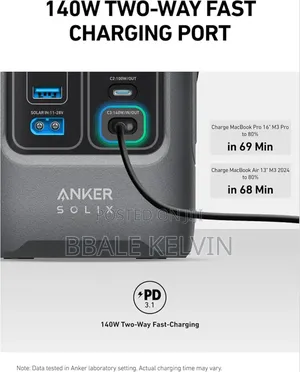 Anker Solix C200 Dc Power Bank Station (60,000mah) 192wh Power Station