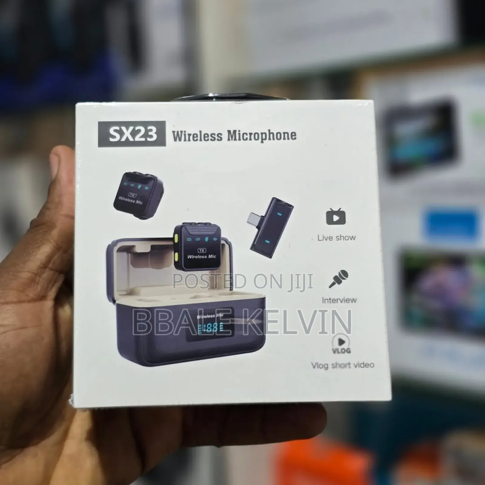 Sx23 Wireless Lavalier Microphone for Youtube Content Creators