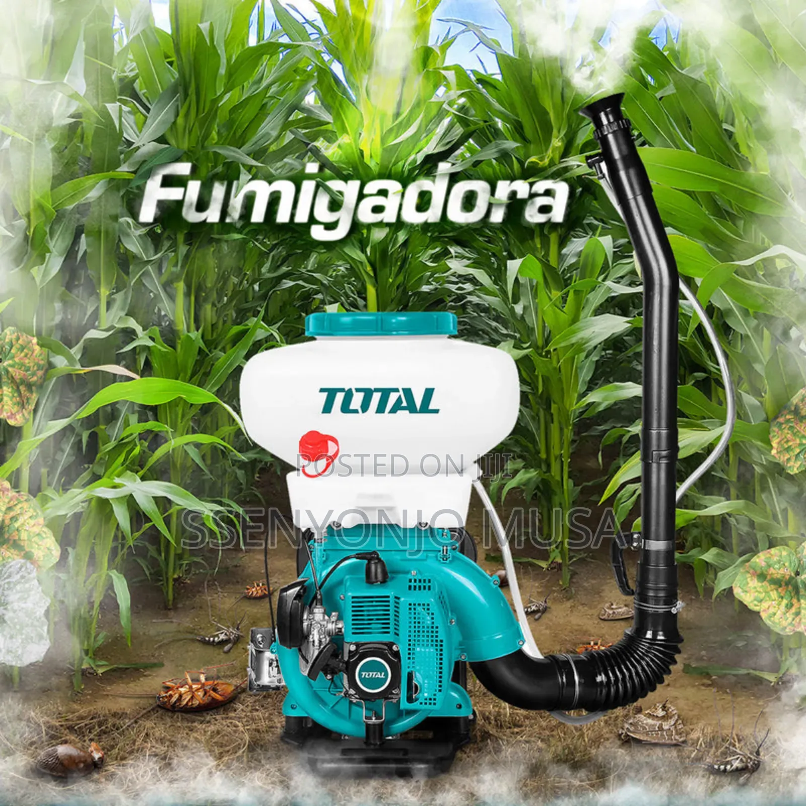 Total Tp541141 41.5cc Mist Duster Sprayer – 14l Tank, High Power