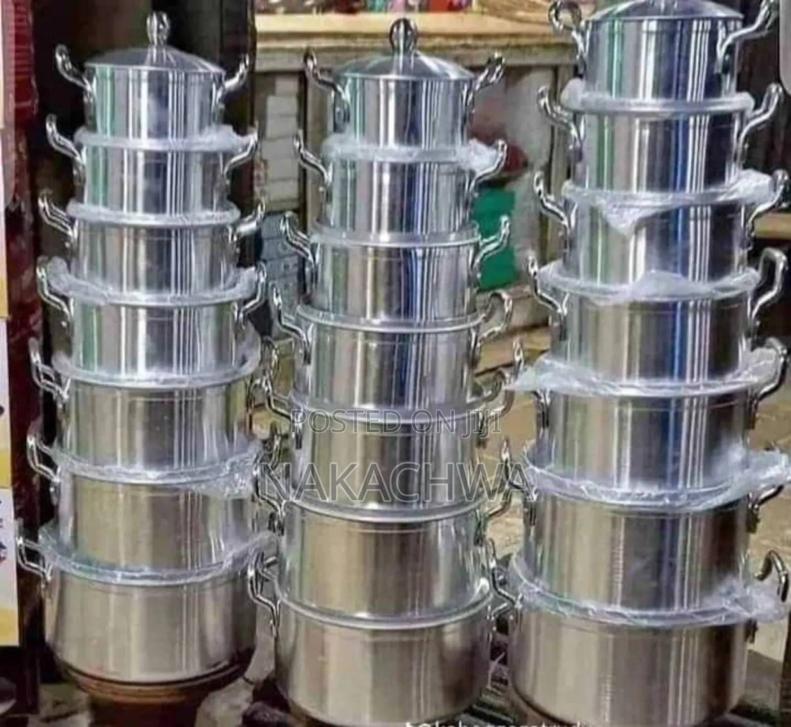 7 Pieces of Aluminium Stainless Dishes
