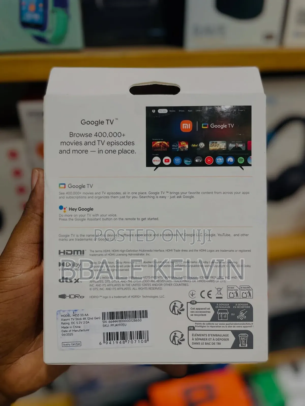 Xiaomi Mi Tv Stick 2nd Gen 2025 Global Version Google Tv Smart HDR