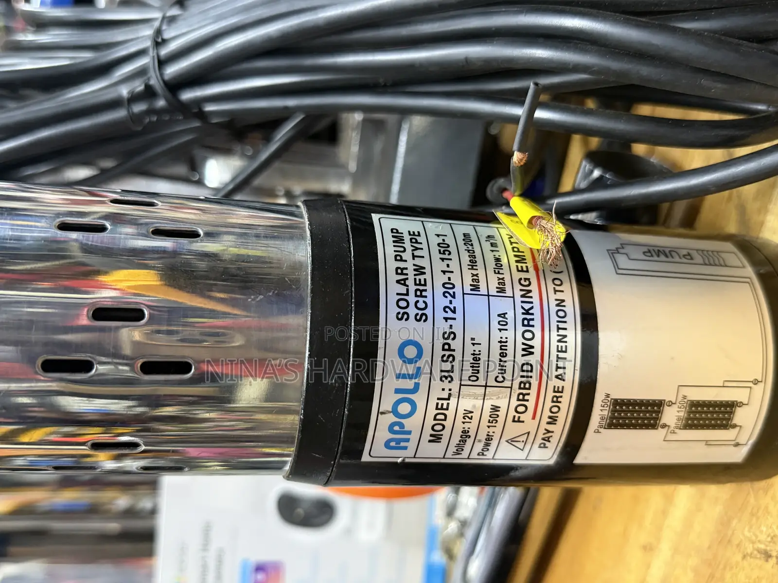 Solar Water Pump 20mtrs Apollo