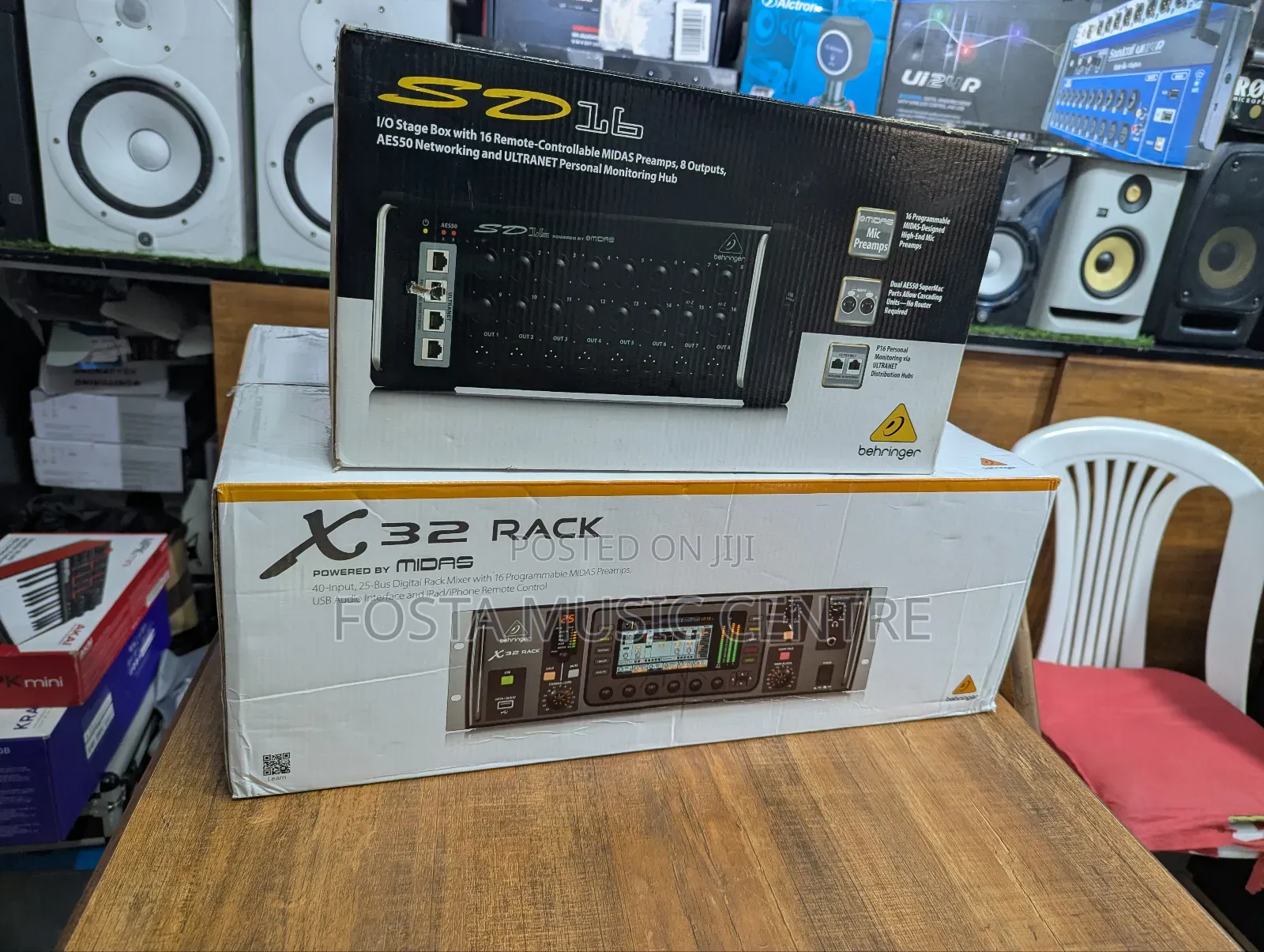 Behringer X32 Rack With Sd 16 Stage Box