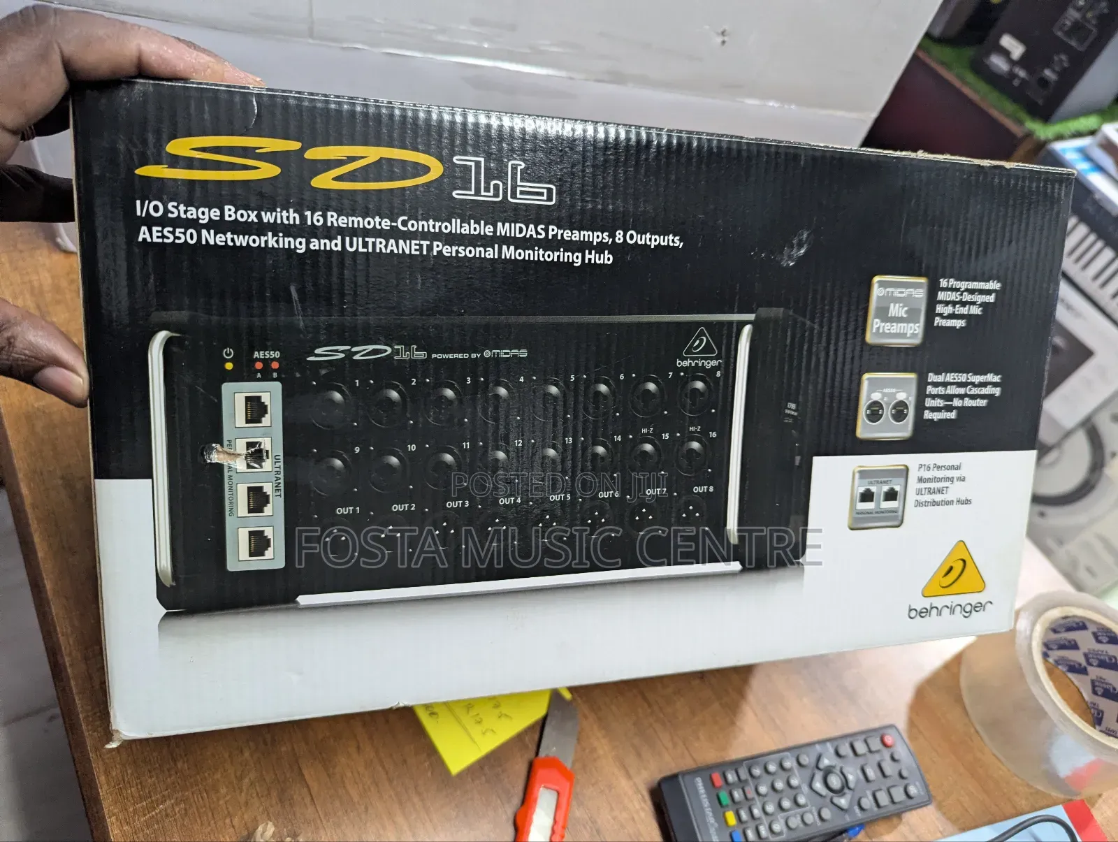 Behringer X32 Rack With Sd 16 Stage Box