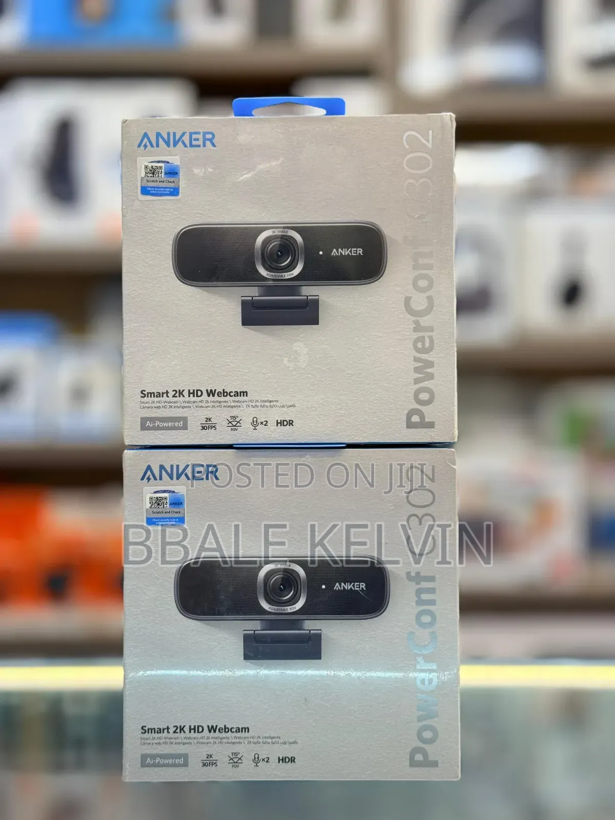 Anker Powerconf C302 Smart Full Hd Webcam, Ai-Powered Framing