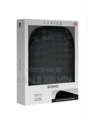 Levelo Soho Leather Sling Bag / Cross Bag Designed Pu Leather Finish