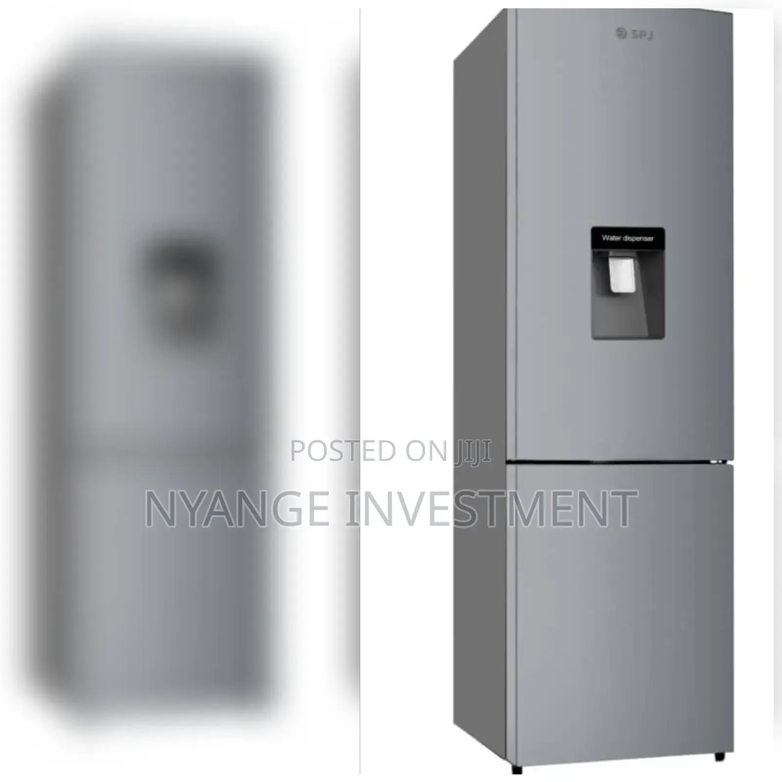 Spj 376l Double Door Fridge With Condenser