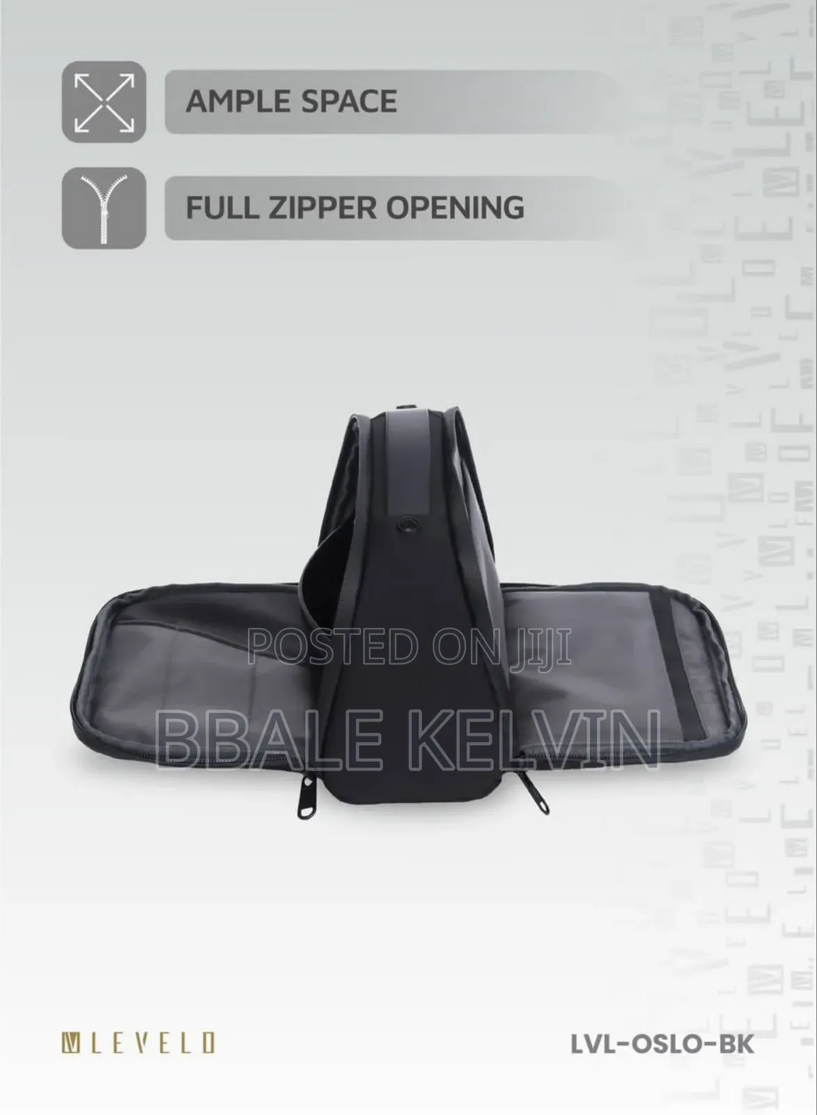 Levelo Oslo Pouch Toiletry Bag / Multiple Compartment
