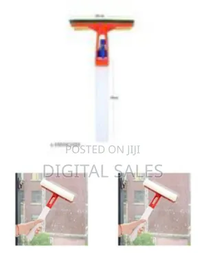 3-in-1 Handheld Window Scrubber, Squeegee, and Cleaning System