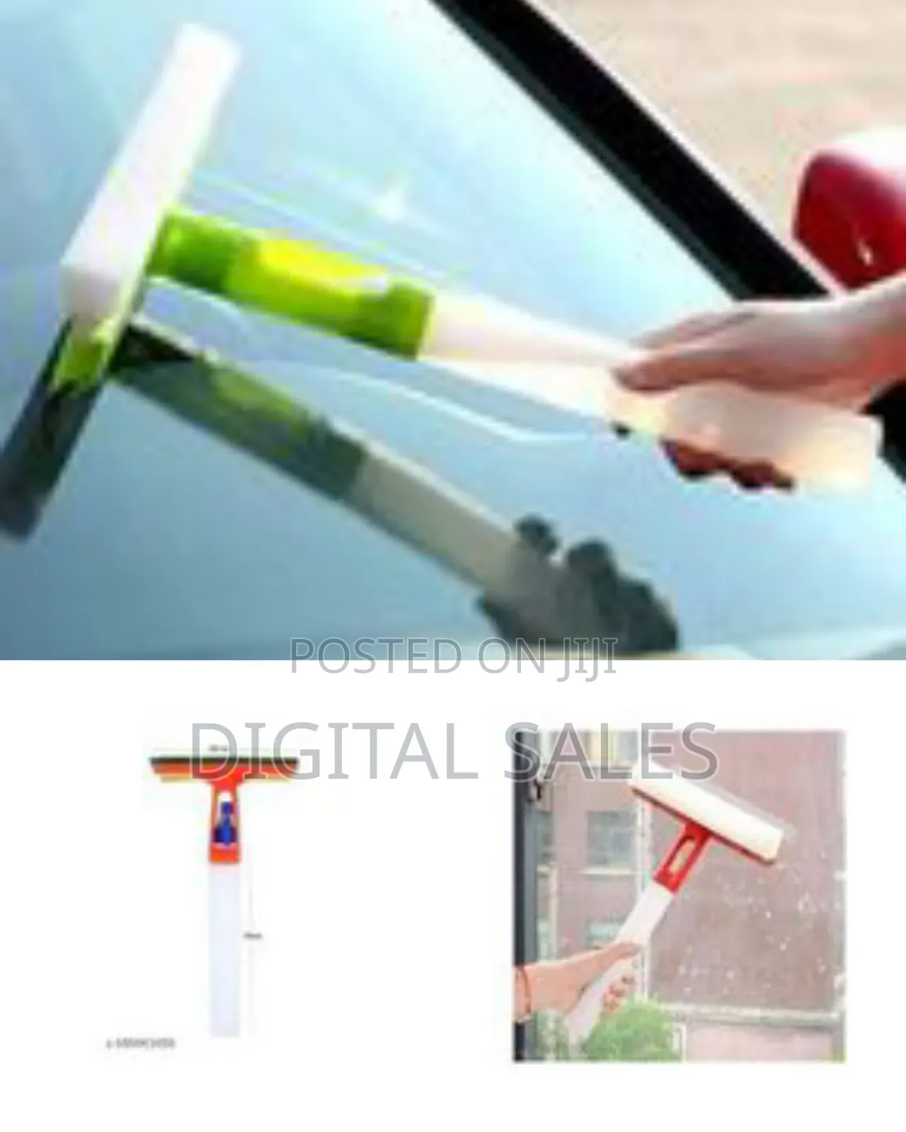 3-in-1 Handheld Window Scrubber, Squeegee, and Cleaning System