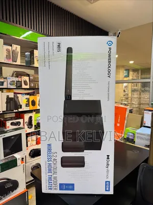 Powerology 5.2.4ch Dual Woofer Wireless Home Theater
615w Dolby Atmos