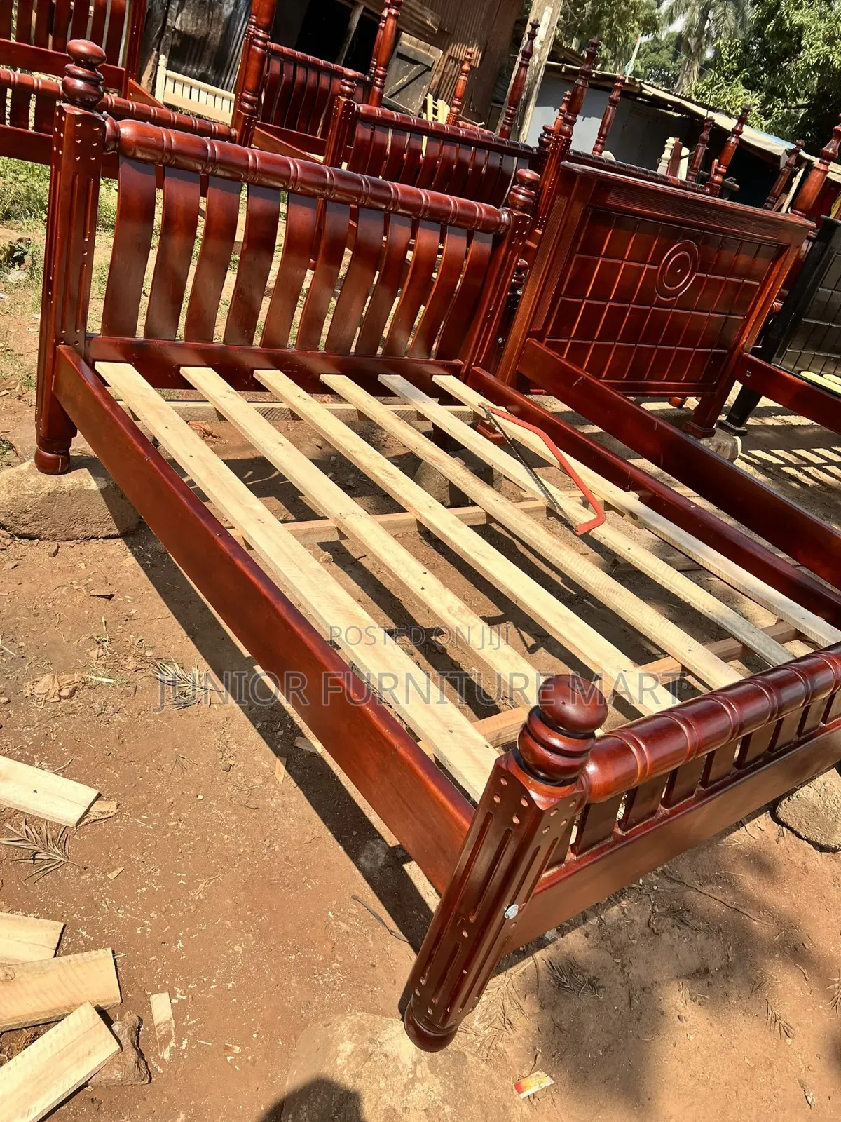 Modern Hardwood Bed