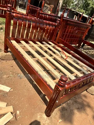 Modern Hardwood Bed